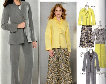 Sewing Pattern Simplicity 1944 Womens&#39; Jacket, Top, Skirt & Pants, Size 8-16, Uncut