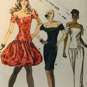 Sewing Pattern Vogue 7081  Women’s  Evening Dress - Size 6-8-10 Bust 30.5-31.5-32.5” Uncut
