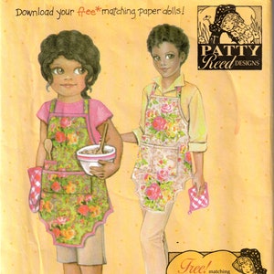 Sewing Pattern Simplicity 4802 Women & Children&#39;s Aprons, Uncut