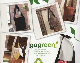 Sewing Pattern Simplicity 2972 Handbags, Uncut