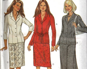 Sewing Pattern New Look 6007 Women's Jacket & Skirts, Size 8-18, Uncut