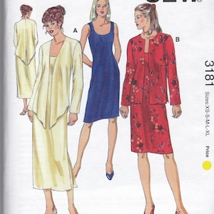 Sewing Pattern Kwik Sew 3181 Women&#39;s Dress & Jackets - Size XS-XL Uncut