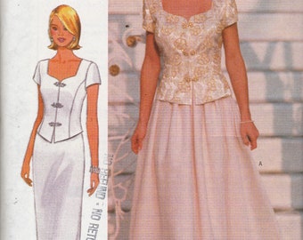 Sewing Pattern Butterick 5003 Womens' Top & Skirt, Size 6-10, Uncut