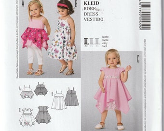 Sewing Pattern Burda 9459 Children's Dress, Size 2-6, Uncut