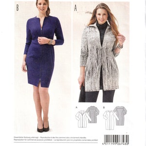 Sewing Pattern Burda 6748 Women&#39;s Jacket & Dress, Size 18-28, Uncut