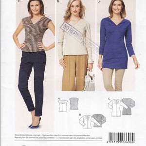 Sewing Pattern Burda Style 6696 Women&#39;s Shirt in 3 Styles - Size 8-20 U.S uncut
