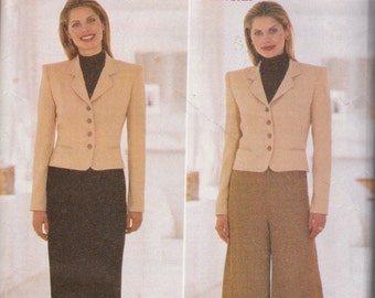 Sewing Pattern Butterick 5747 Women's Jacket, Skirt & Pants, Size 18,20,22, Uncut