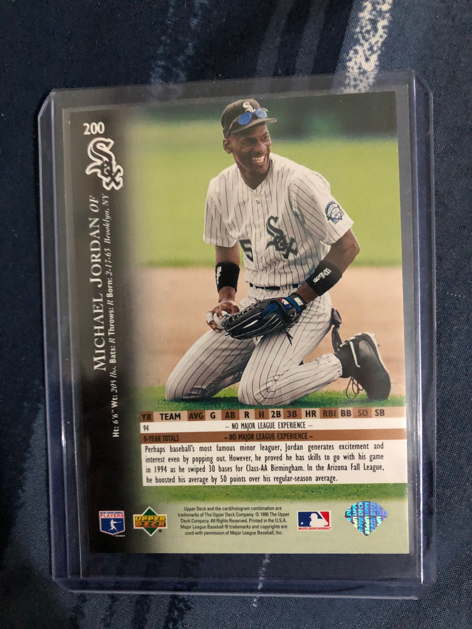 Michael Jordan Chicago White Sox RC baseball card Etsy