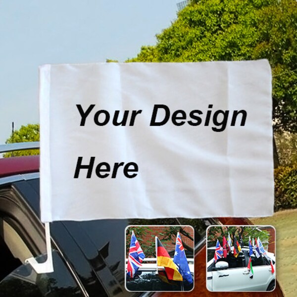 Custom Car Flags Etsy