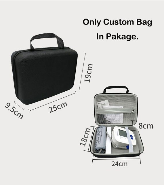 Customized Hard Case Travel Bag for Omron Series Upper Arm Blood Pressure  Monitor Sphygmomanometer 