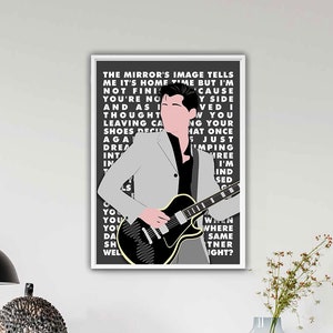 Arctic Monkeys - Minimalist Alex Turner Lyric Print