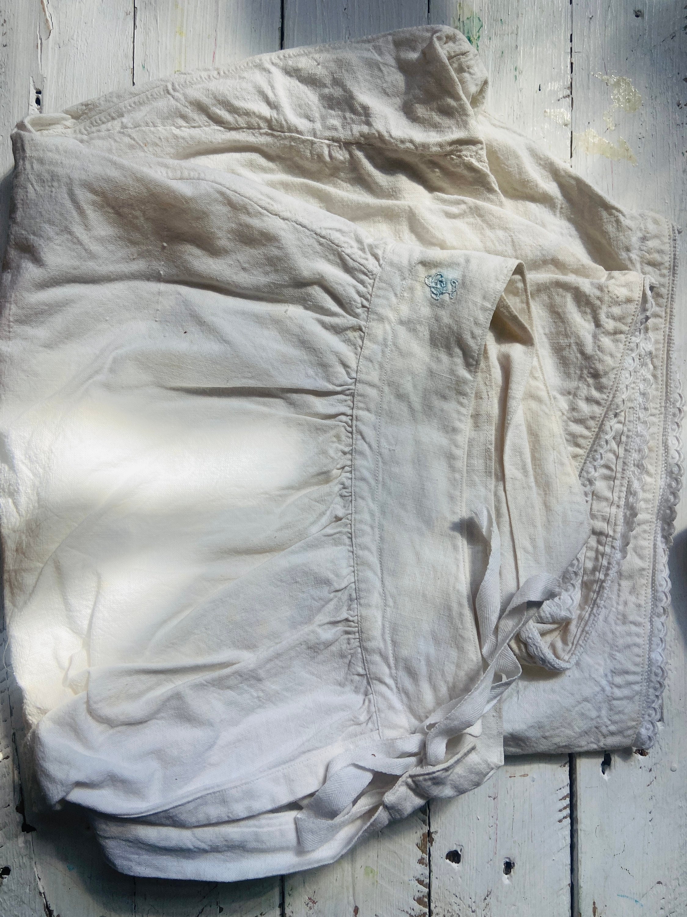 Pantalones vintage de lino