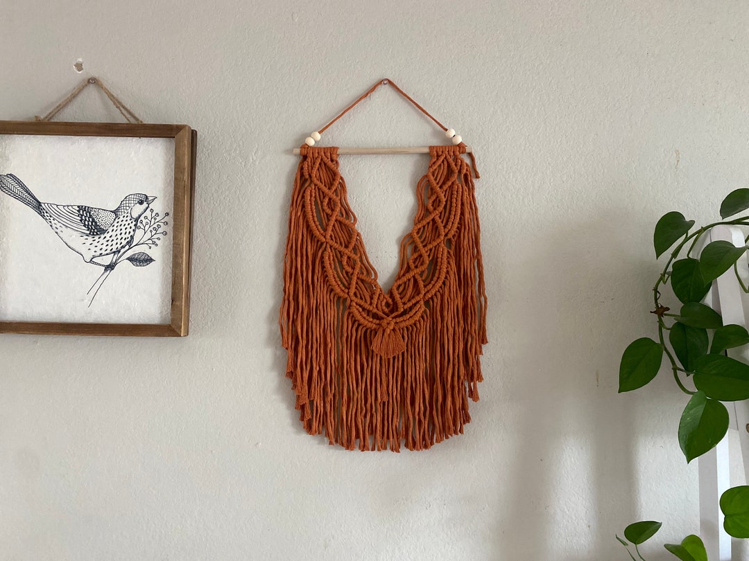 Fall Macrame Wall Hanging Fall Decor Boho Style Wall Art - Etsy