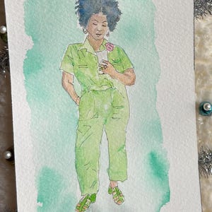 Commission Watercolor Art - Bespoke Watercolor Painting - Custom Original - Custom Watercolor Painting