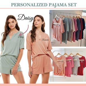 Personalized Pajamas, bride gift, bridal pj, bridal pajama set, bridal gifts, gift for bride, bridal pj set, pj for bride,  bride gift