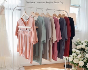 Bride Pajama Set – Soft Ribbed Bridal Sleepwear, bridal party pajamas, Wedding Morning Lounge Outfit