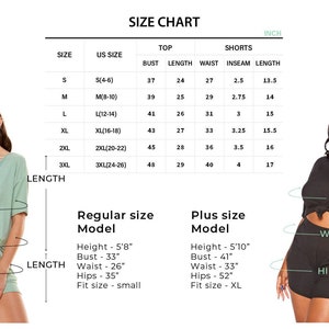 Women's Ribbed Knit Pajama Sets Short Sleeve Top and Shorts 2 Pieces Loungewear Sweatsuit Outfits with Pockets image 9