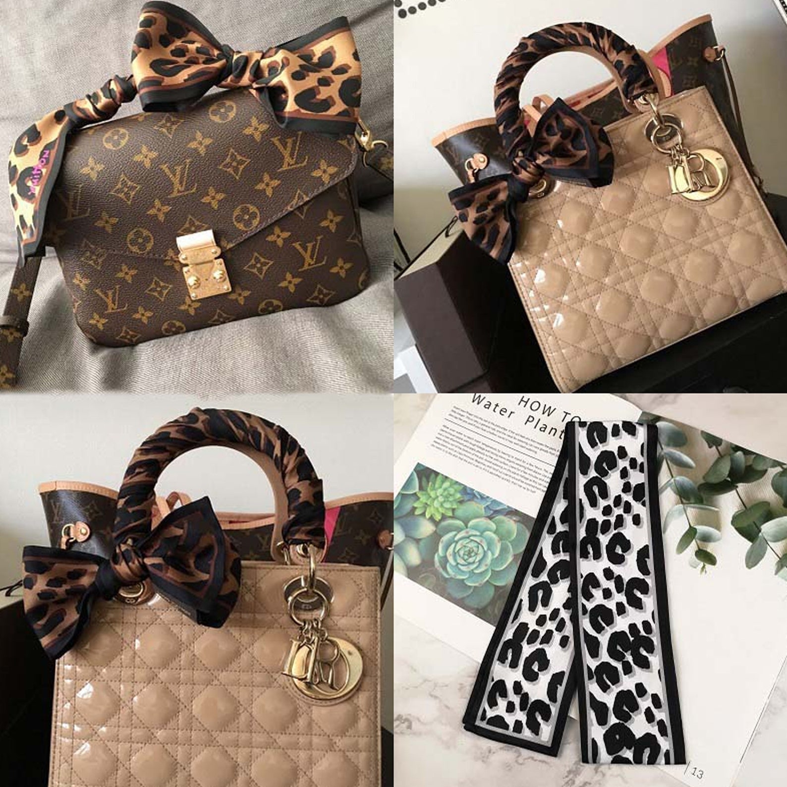 Twilly Scarf Handbag Purse Silk Scarf Skinny Scarf for Etsy