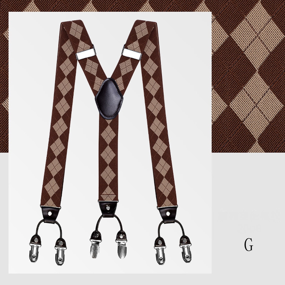 Pattern Suspender for Men Suit Suspenders Casual Suspenders Etsy