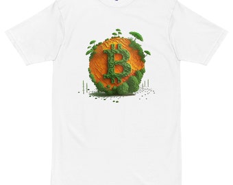 Bitcoin Island Art T-Shirt