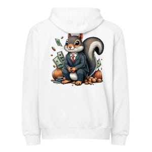 Rich Squirrel Zip Up Hoodie
