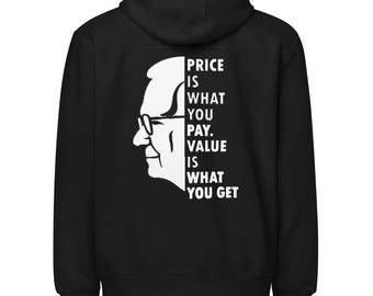 Warren Buffett Zip Up Hoodie