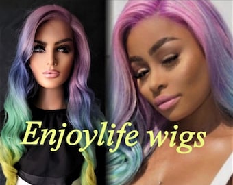 unnatural colored wigs