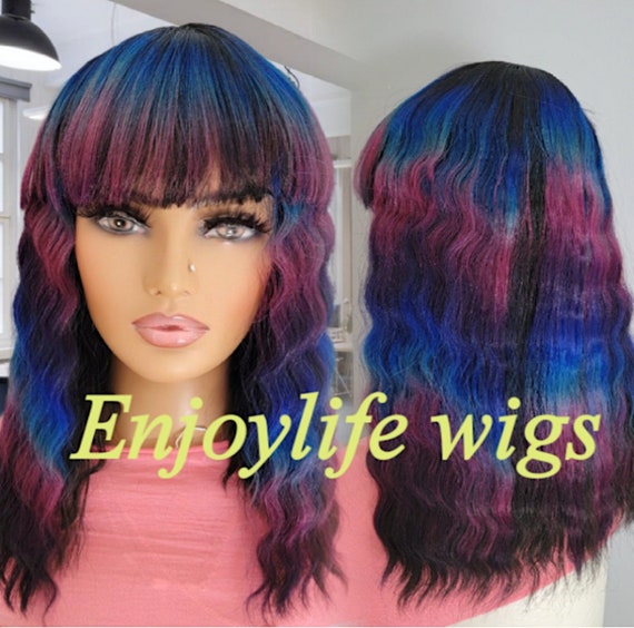 Purple plum wig hotsell