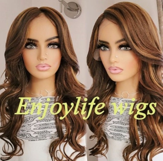 Sexy wavy lace front wig with shifting part Body Wave Lace Front Wig for Women Brazilian Wavy Human Hair  main image 2