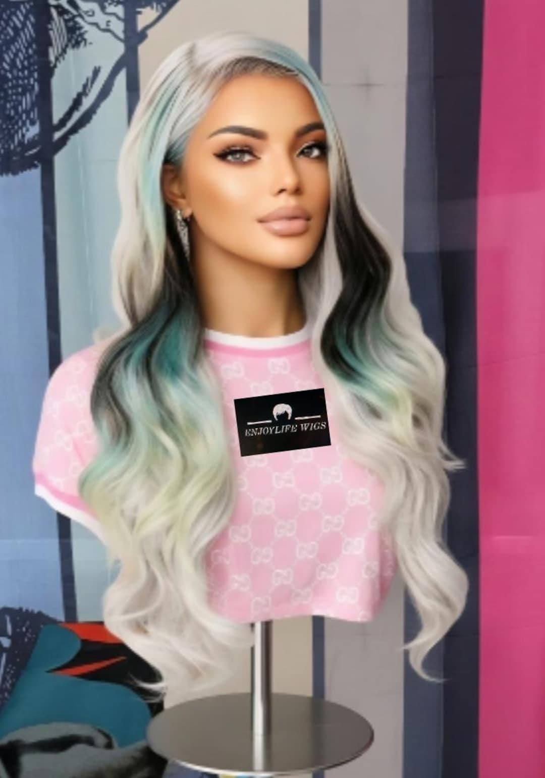 Stunning Platinum Grey Blonde Free…