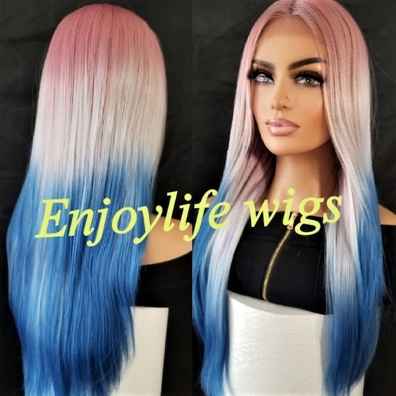 Pink Blue Platinum Blonde 3D Multi-color Explosion Custom  display picture 3