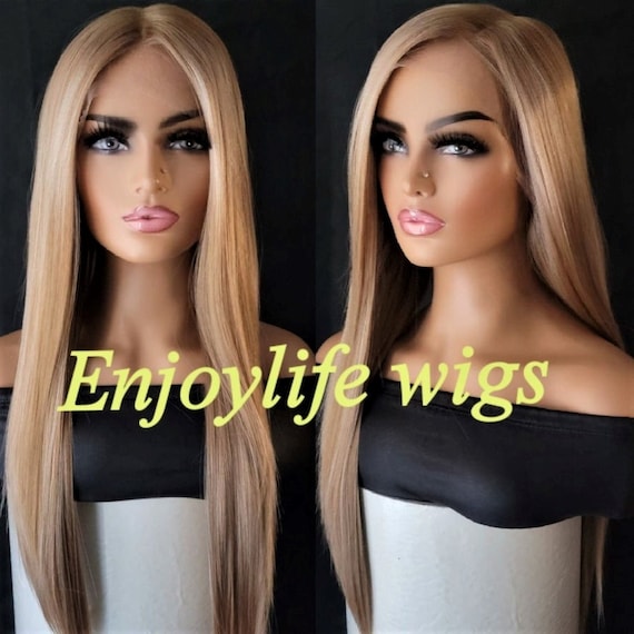 3 tone top lace front wigs