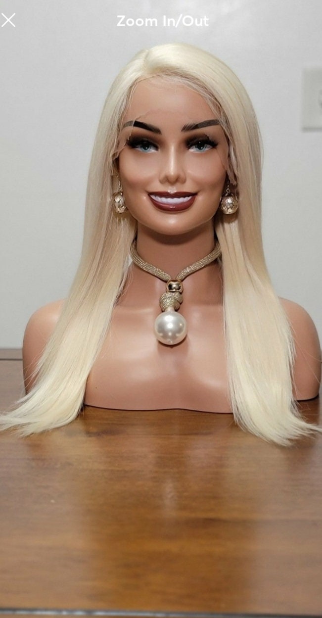 Smiling Mannequin Head With Shoulders Maniquin Head For Wigs Dark Brown Wig  Display Mannequin Head Female