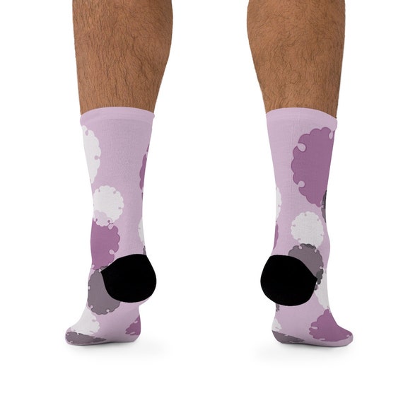 Yukiwa Purple/Grey Socks