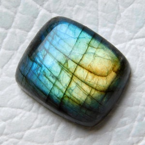 Natürlicher Multi Auffälliger Labradorit Cabochon, Wire Wrap Schmuckherstellung Stein, Lose Edelstein Heilung Kristall, 22 * 19 * 7 mm 29 Cart