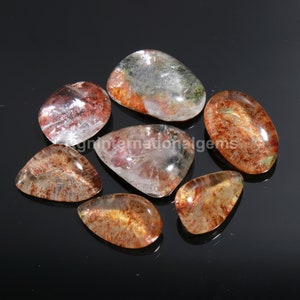 Beautiful Garden Quartz lot Cabochons Natural Garden Quartz lot Gemstone Top Quality Handmade Garden Quartz lot ,Jewelry Making image 4