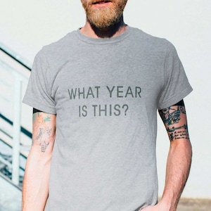 New Years Shirt, Twin Peaks The Return, What Year Is This? David Lynch Inspired Short-Sleeve Unisex Tee