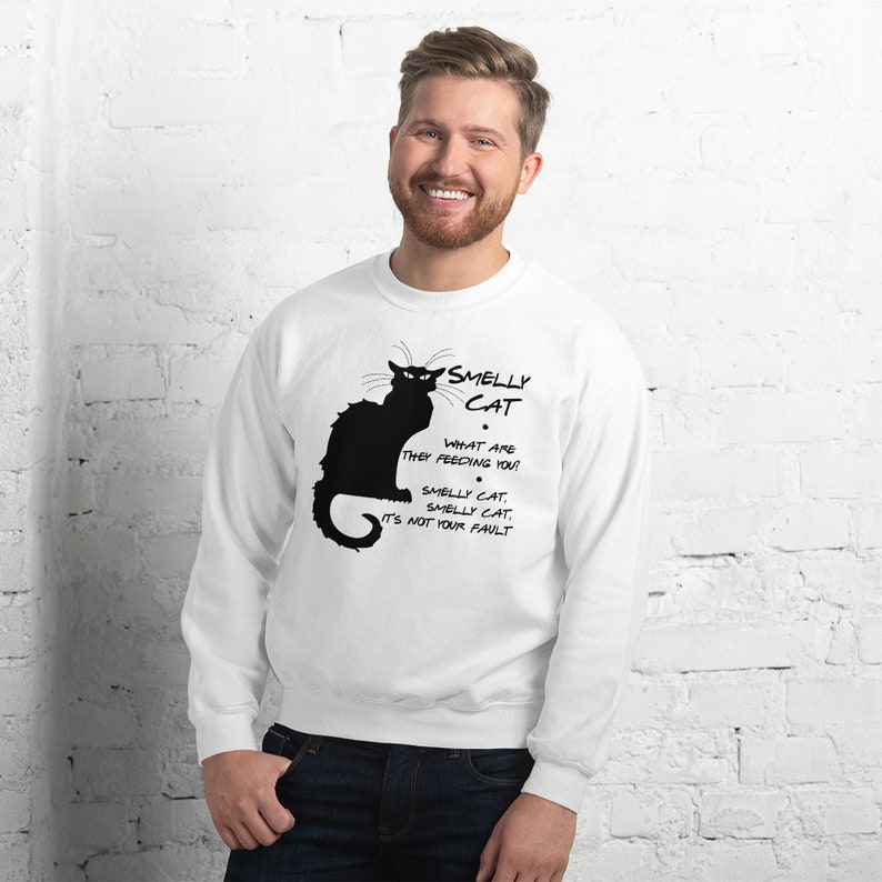 Funny Friends Shirt Unisex Friends Sweatshirt Smelly Cat Silhouette