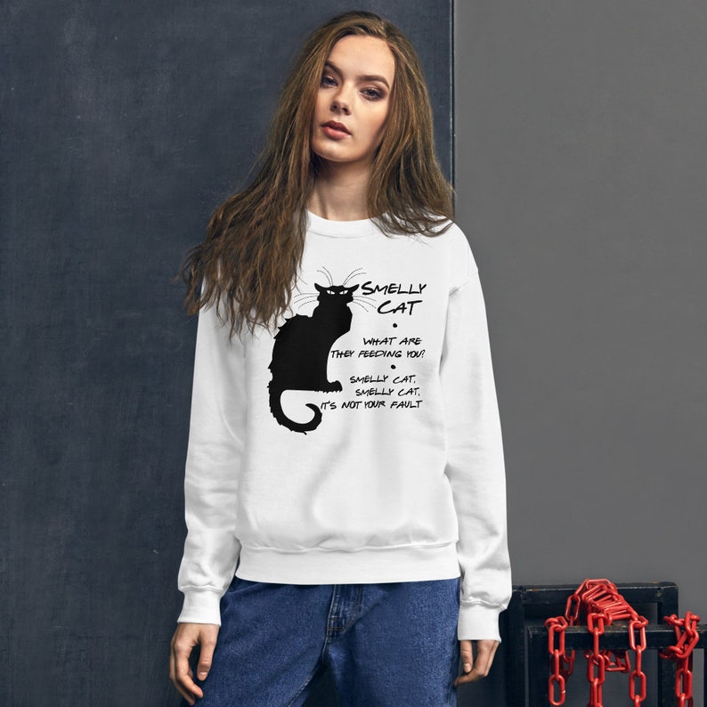 Funny Friends Shirt Unisex Friends Sweatshirt Smelly Cat Silhouette