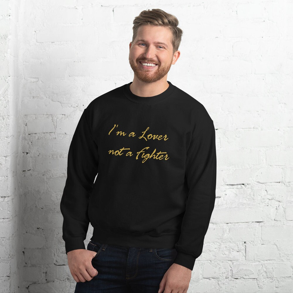 I'm a Lover Not a Fighter Jackson Thriller Shirt Michael - Etsy