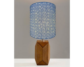 Seigaiha Brush lampshade