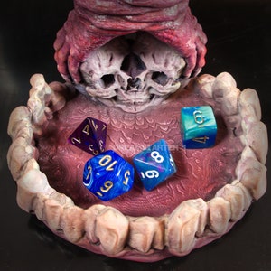 DnD Dice Tower Crimson Claws STL