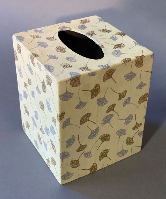 Made To Order Handmade Tissue Box Cover with unique paper