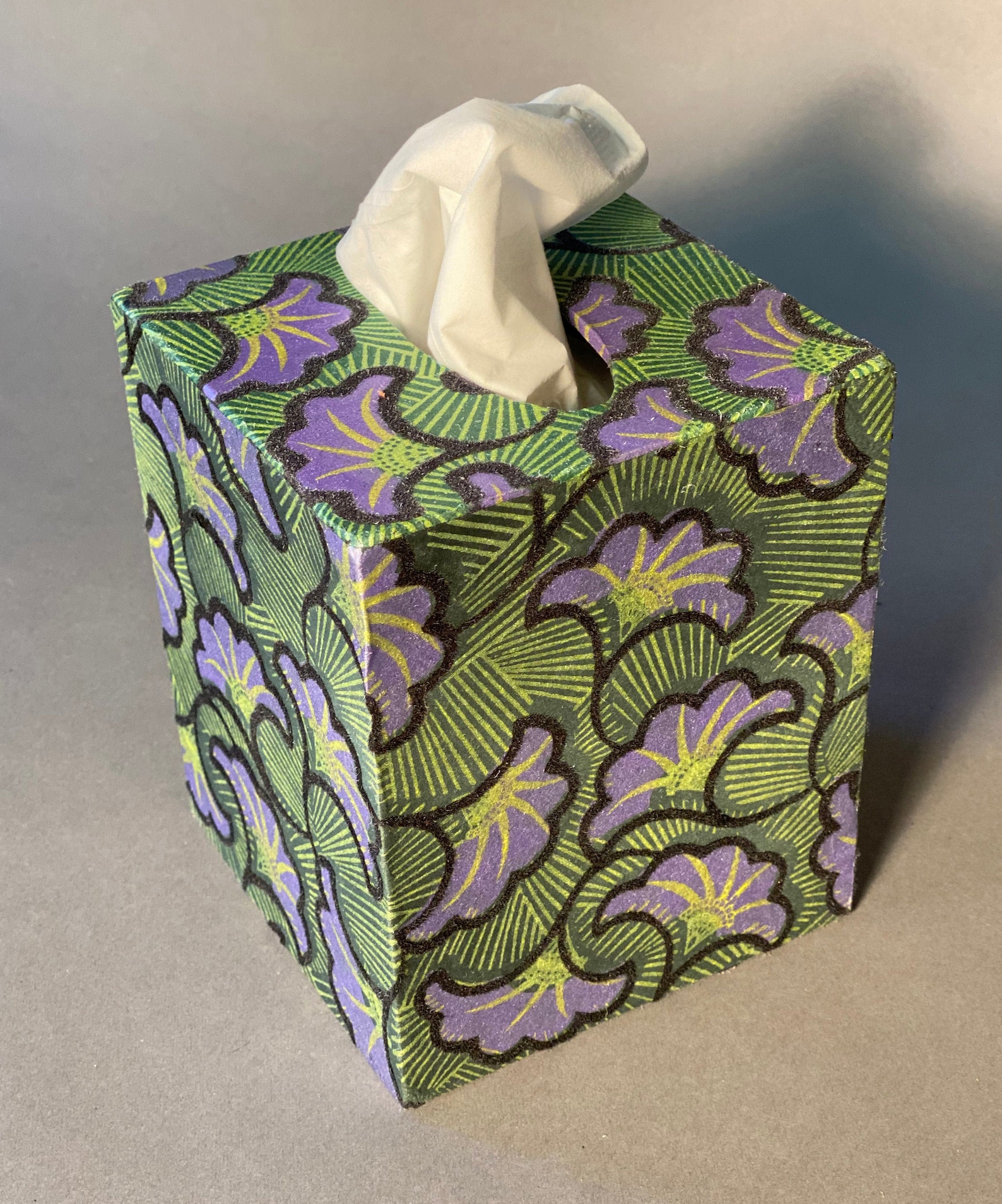 Handmade Tissue Box Cover with unique paper. Made To Order Etsy Italia