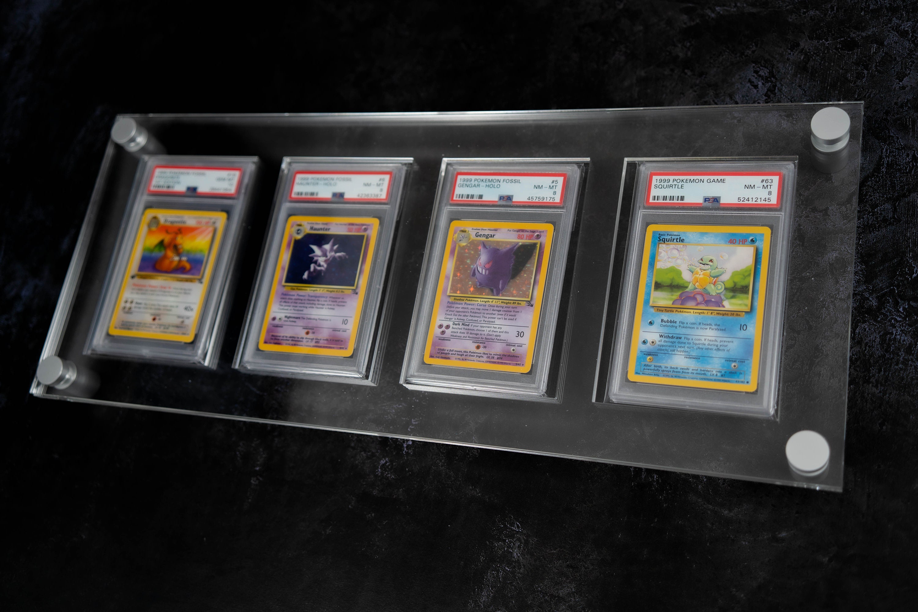 PSAポケモンカードディスプレイ　新品 ポケモンカード PSA スラブ ディスプレイ フレーム - 4x1 - Etsy