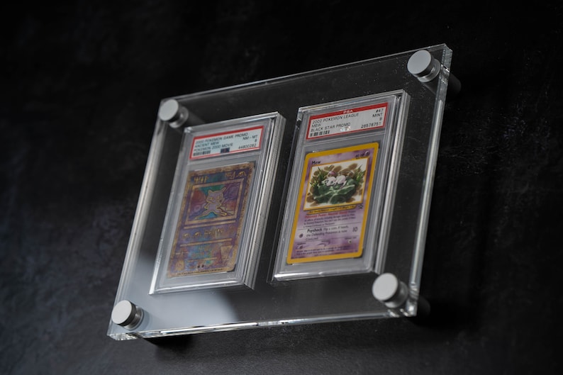 PSA Pokemon Karten display frame 2x1 Etsy.de