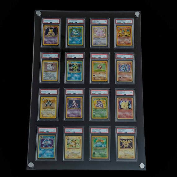 Pokemon Card PSA Slab Display Frame - 4x4 - Etsy