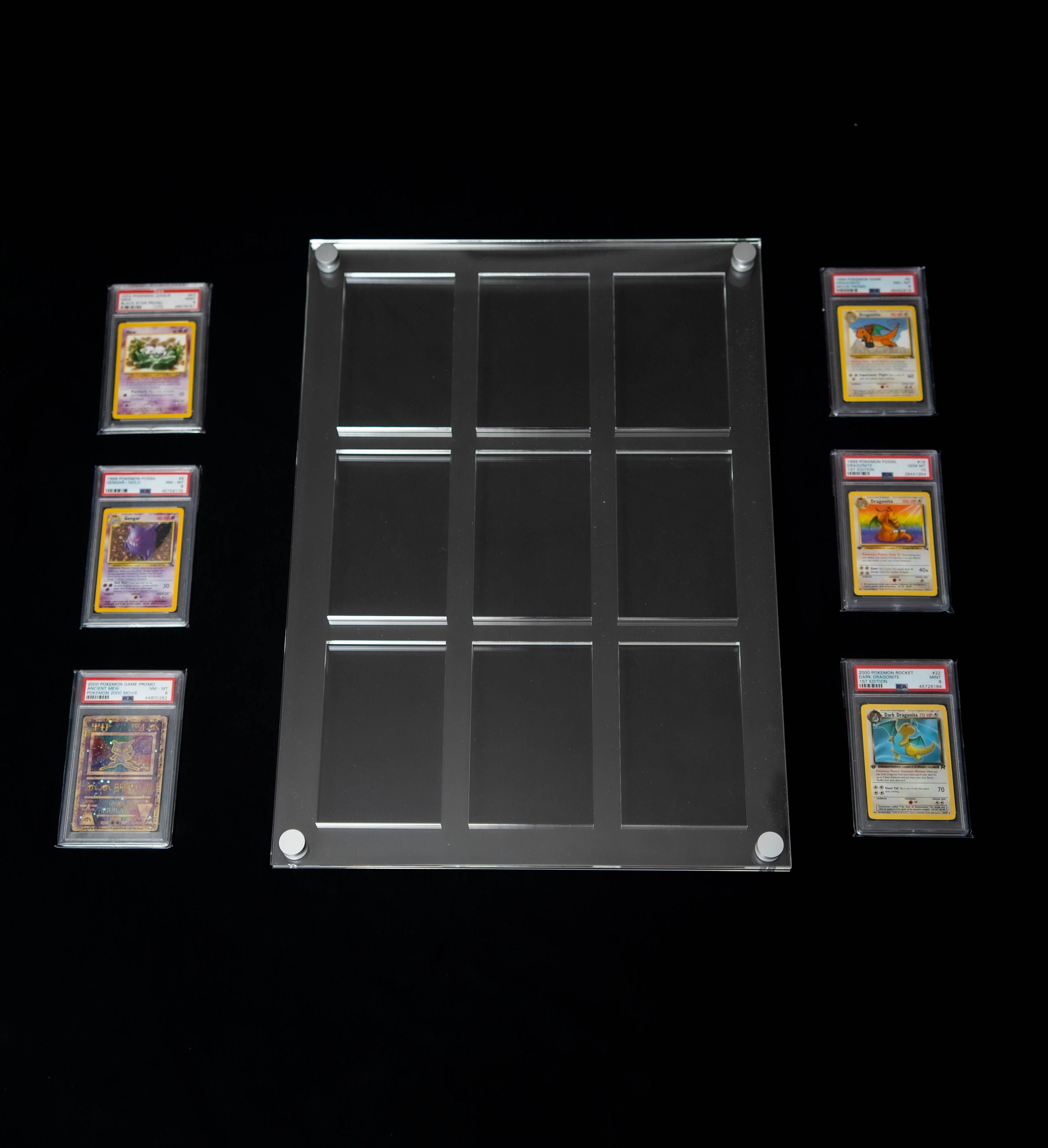 Pokemon card PSA slab display frame 3x3