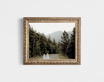 Ghost Walk in Colorado, Ghost, Ghost Art, Ghost Art Print, Halloween Art, Halloween Art Print, Ghost Wall Decor, Halloween Wall Decor