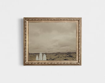 Ghost Walk Iceland, Ghost Art, Ghost Art Print, Ghost, Halloween Art, Halloween Art Print, Halloween, Ghost Wall Decor, Ghost Decor, Ghosts